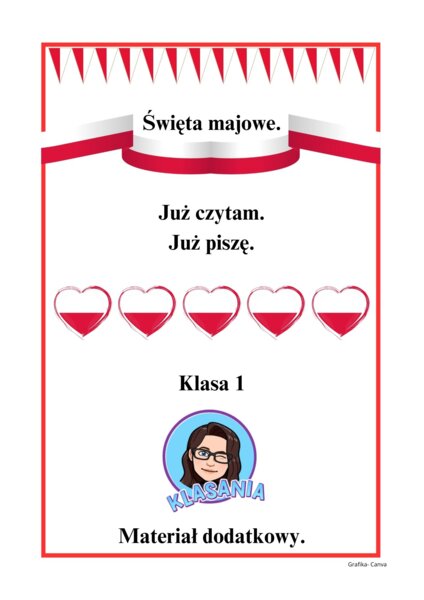 Święta majowe- klasa 1