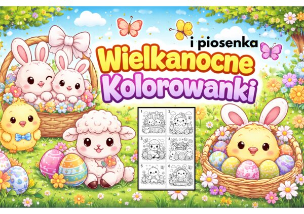 6 wielkanocnych kolorowanek