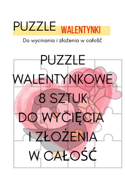 PUZZLE WALENTYNKOWE