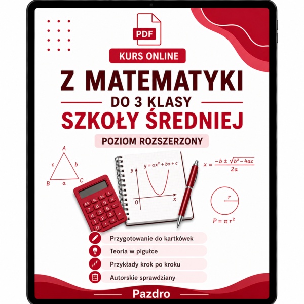 Kurs online z matematyki do 3 klasy - Pazdro 3R
