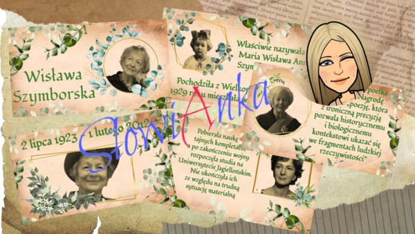 Wisława Szymborska - GAZETKA ŻYCIE I TWÓRCZOŚĆ