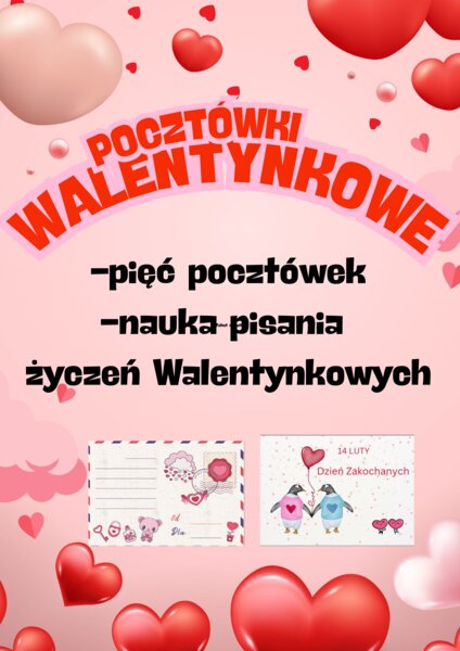 Pocztówki Walentynkowe