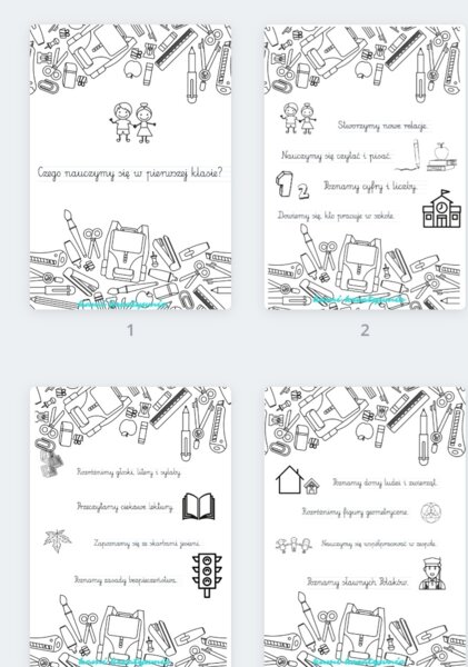 Początek szkoły: Czego nauczymy się w pierwszej klasie