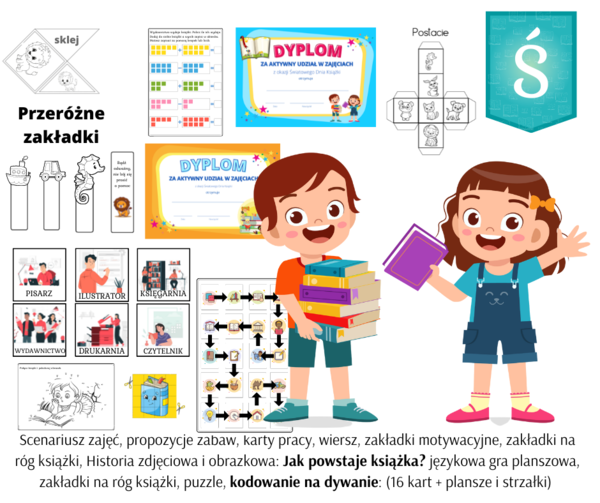 Jak powstaje książka? Dzień Książki, Dzień Księgarza