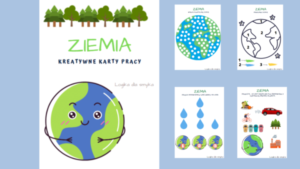 Ziemia - karty pracy