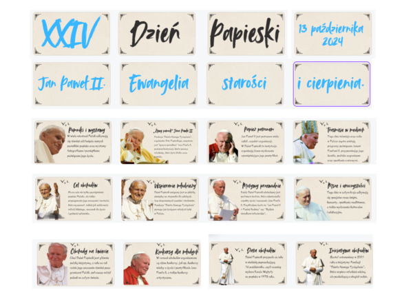Gazetka szkolna - XXIV Dzień Papieski - 13 października 2024