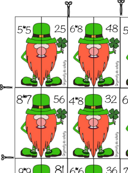 Tabliczka mnożenia - pary