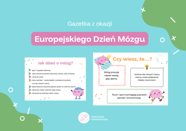 Europejski Dzień Mózgu- gazetka szkolna