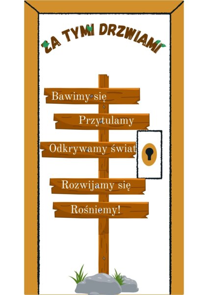 Dekoracja na drzwi szkolne/przedszkolne