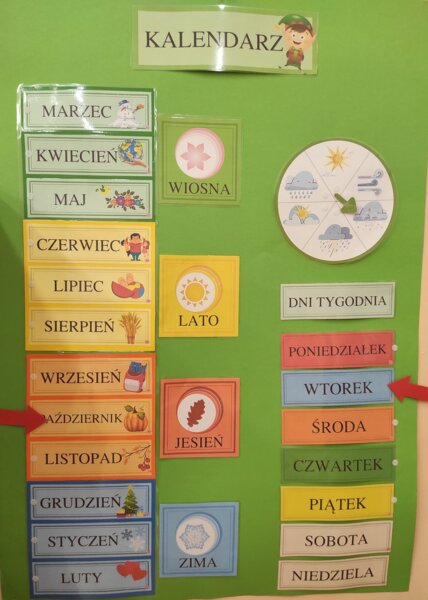 Kalendarz przedszkolny