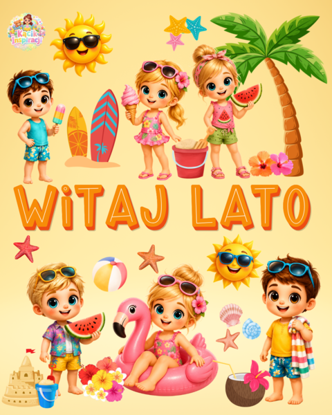 ☀️ PAKIET DEKORACJI „WITAJ LATO” ☀️