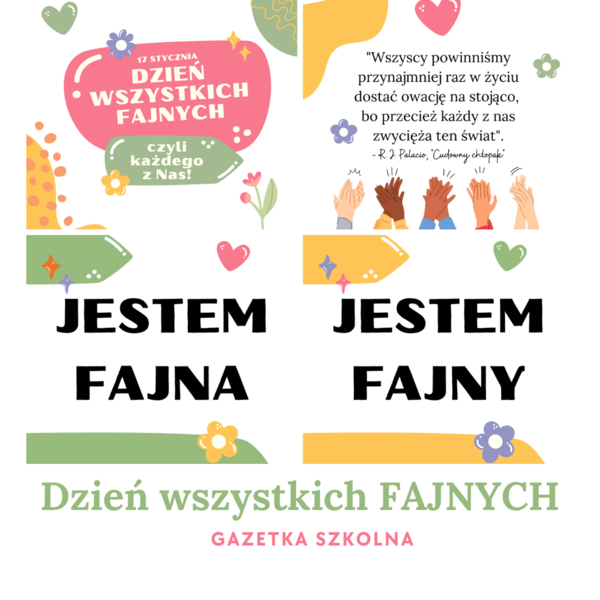 Dzień wszystkich FAJNYCH - gazetka szkolna