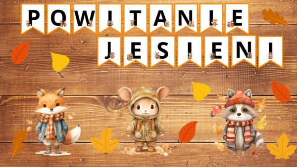 JESIENNA GAZETKA GIRLANDA POWIATNIE JESIENI