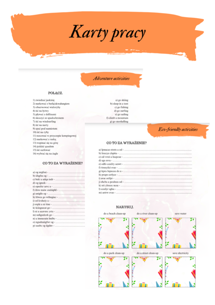 Brainy 6 unit 8 - karty pracy