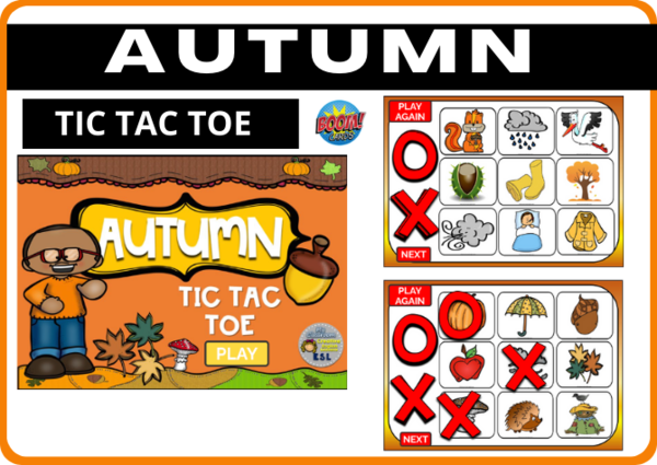 AUTUMN - TIC TAC TOE / GRA KÓŁKO KRZYŻYK