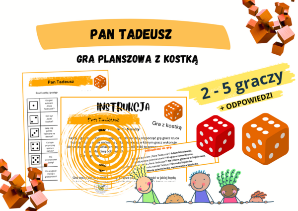 Pan Tadeusz - gra planszowa z kostką