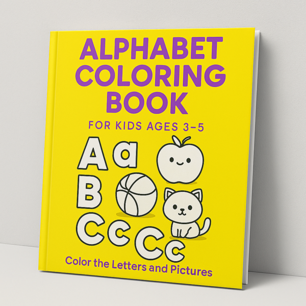 Alphabet Coloring Book for Kids Ages 3–5