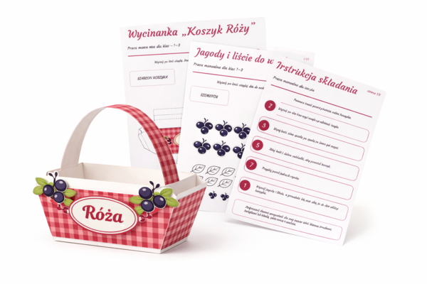 Wycinanka. Koszyk Róży