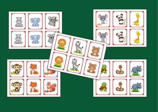 DZIEŃ ZWIERZĄT – memory – 30 szt.