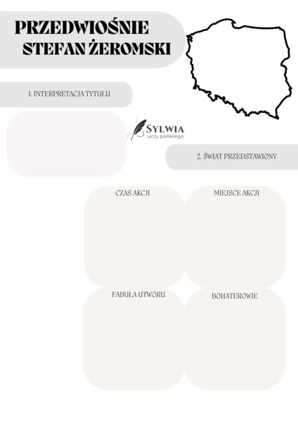 📒Notatnik maturalny „Przedwiośnie" Stefan Żeromski