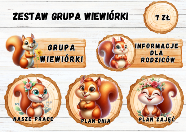 ZESTAW GRUPOWY GRUPA WIEWIÓRKI