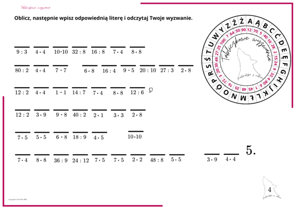 Tabliczkowe wyzwania