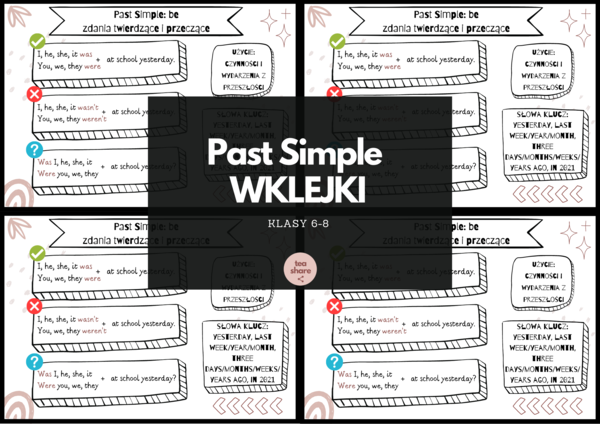 Past Simple - wklejki