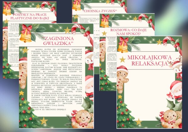 Bajka relaksacyjna "Zaginiona Gwiazdka" + materiały do lekcji