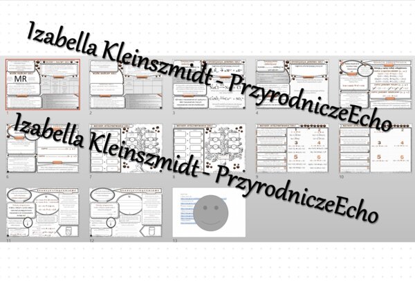 Zestaw sketchnotek i kart pracy + gratisowe linki do prezentacji multimedialnych niekomercyjnych wykonanych w genial.ly do indywidualnego pobrania i użycia do celów niekomercyjnych. Chemia 8, „Sole”