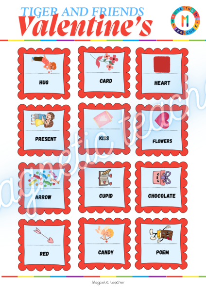 Tiger and Friends  - VALENTINE'S DAY