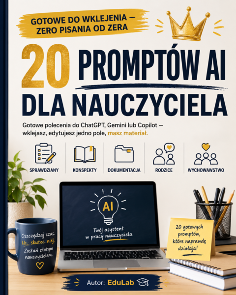 20 promptów AI dla nauczyciela — gotowe do wklejenia - RÓŻNE PRZEDMIOTY