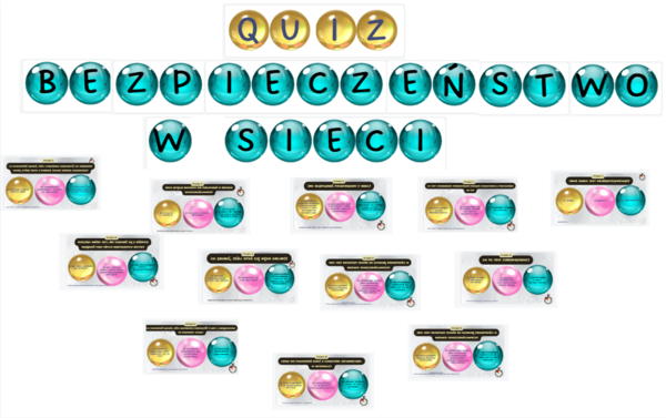 Gazetka szkolna - Bezpieczeństwo w sieci - QUIZ