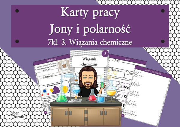 Karty pracy- Klasa 7. Chemia – Jony i polarność​