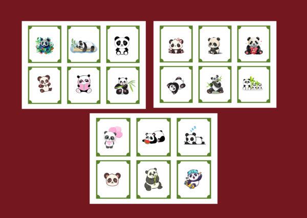 DZIEŃ PANDY – memory – 36 szt.