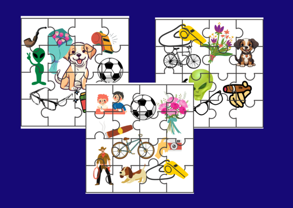 "MIKOŁAJEK" - puzzle - ikonki