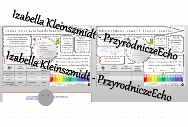 Minizestaw na temat „Odczyn roztworu, wskaźniki kwasowo-zasadowe” – sketchnotka + karta pracy w power point + gratisowy link do prezentacji multimedialnej niekomercyjnej wykonanej w genial.ly do indywidualnego pobrania i użycia do celów niekomercyjnych. 