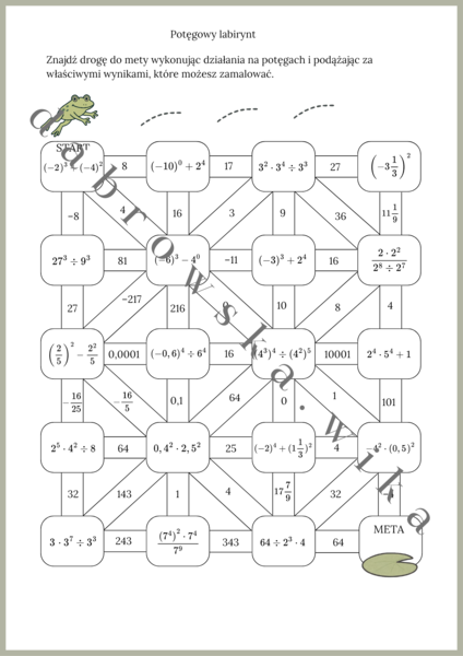 Potęgowy labirynt