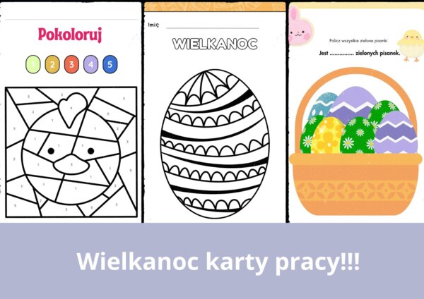 Wielkanoc karty pracy: kolorowanie, kodowanie, rysowanie i liczenie!