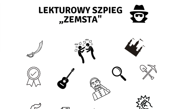Lekturowy szpieg "Zemsta"