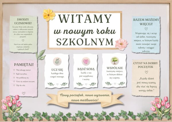 WITAMY w nowym roku SZKOLNYM 2026/2027