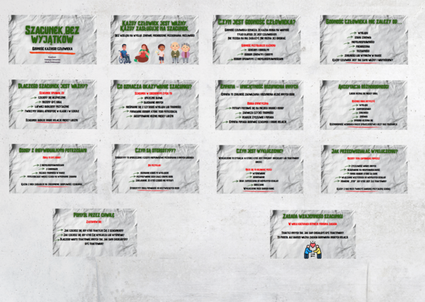 Szacunek bez wyjątków. Godność każdego człowieka- prezentacja/ Edukacja zdrowotna