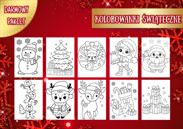 KOLOROWANKI ŚWIĄTECZNE