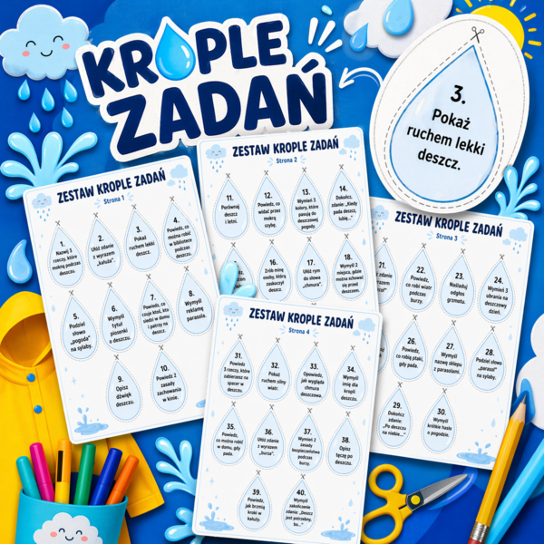 Zestaw Krople zadań