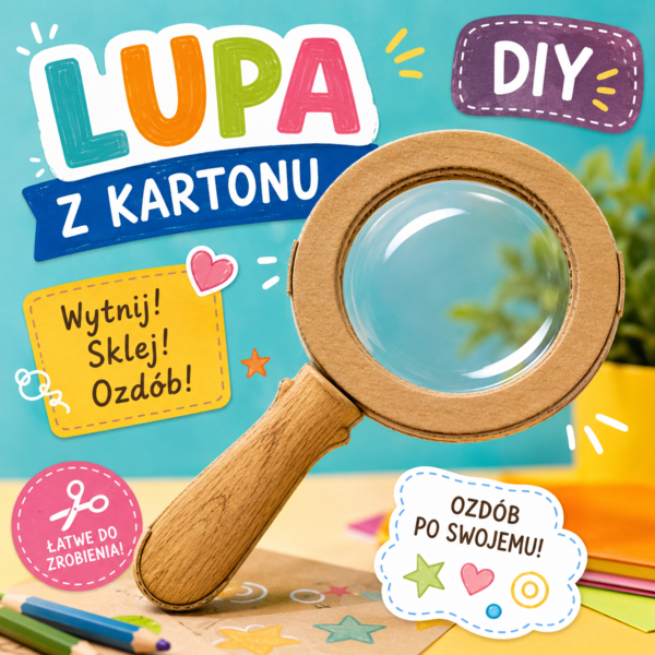 Lupa z kartonu
