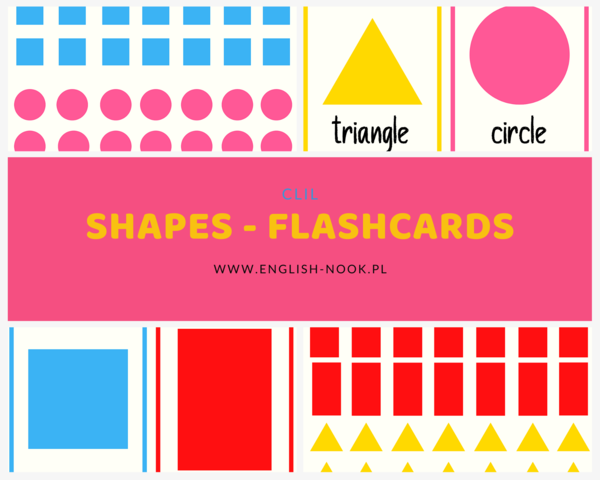 Kształty - flashcards