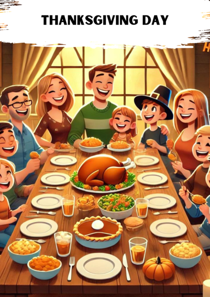 Karty Pracy_Thanksgiving Day A2-B1