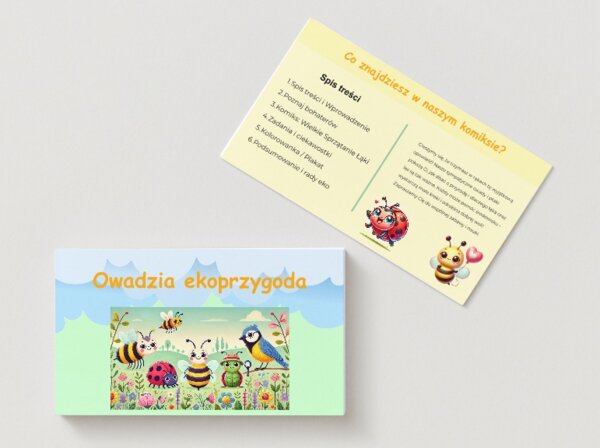 Komiks o przyjaznych bohaterach. Zwierzątka uczą jak dbać o środowisko.