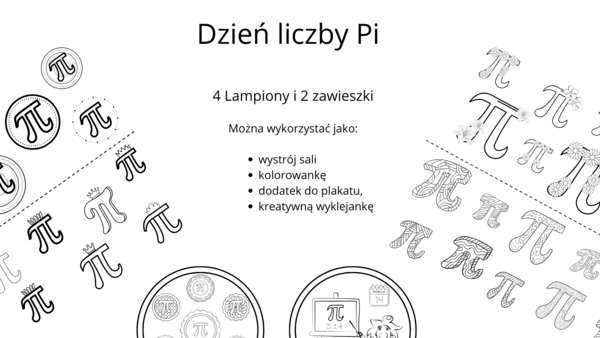 Puzzle – Dekoracja na Dzień Liczby Pi