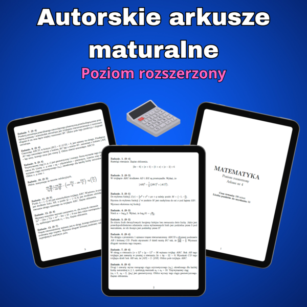 Autorskie arkusze maturalne R