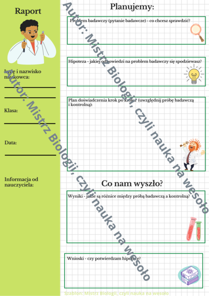 Raport z doświadczenia